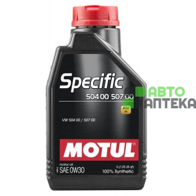 Автомобильное моторное масло MOTUL Specific 504 00 507 00 0w30 1л 107049