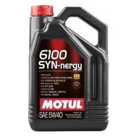 Автомобильное моторное масло MOTUL 6100 Synergie+ 5w-40 5л 107979