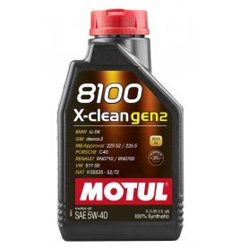 Автомобільна моторна олива MOTUL 8100 X-clean gen2 5w-40 1л 109761