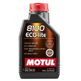 Автомобильное моторное масло MOTUL 8100 Eco-lite 0w20 1л 108534