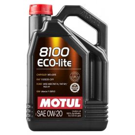 Автомобильное моторное масло MOTUL 8100 Eco-lite 0w20 5л 108536