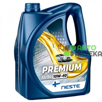 Автомобильное моторное масло Neste Premium 10W40 4л