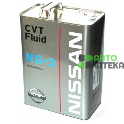 Масло трансмиссионное NISSAN ATF CVT Fluid NS-2 4л