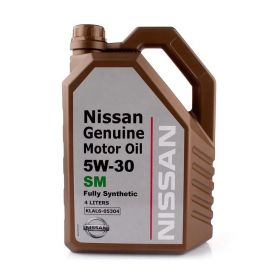 Автомобильное моторное масло NISSAN Genuine Motor Oil SM 5W-30 4л KLAL605304