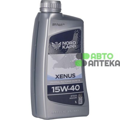 Автомобильное моторное масло NORDKAPP XENUS 15W-40 1л nk0410