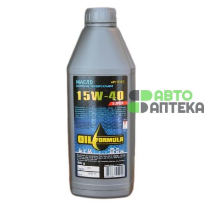 Автомобильное моторное масло OIL Formula SF/CC 15W-40 1л