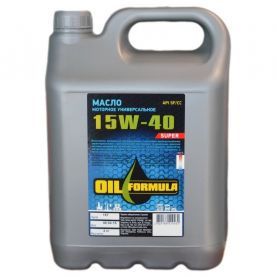 Автомобильное моторное масло OIL Formula SF/CC 15W-40 5л