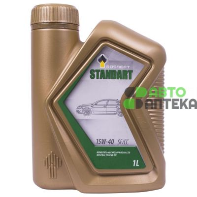 Автомобільне моторне масло Роснефть Standart 15W-40 1л