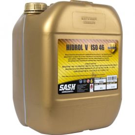 Индустриальное гидравлическое масло SASH HIDROL V ISO46 DIN 51524 Part3 HVLP 20л 101123