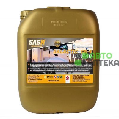 Автомобильное моторное масло SASH GALACTIC CK-4 10W-40 20л 110037
