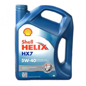 Автомобільне моторне масло Shell Helix HX7 5W-40 4л