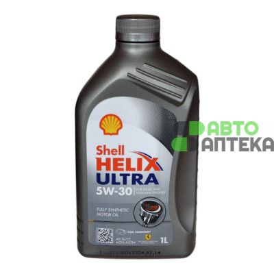 Автомобильное моторное масло Shell Helix Ultra 5W-30 1л