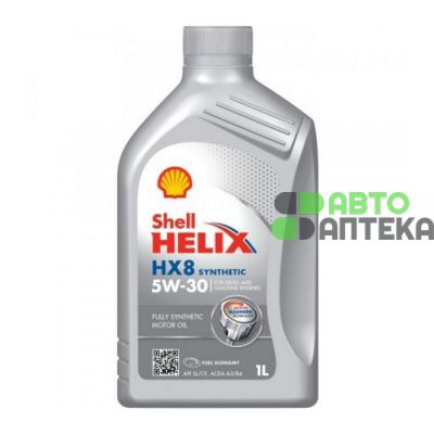 Автомобільне моторне масло Shell Helix HX8 ECT 5W-30 1л