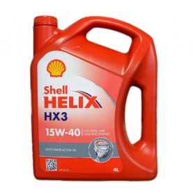 Автомобильное моторное масло Shell Helix HX3 15W-40 4л