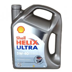 Автомобильное моторное масло Shell Helix Ultra 5W-40 4л