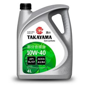 Автомобильное моторное масло TAKAYAMA Semi-Synthetic 10W-40 4л