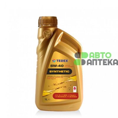 Автомобильное моторное масло TEDEX SYNTHETIC 5W-40 1л