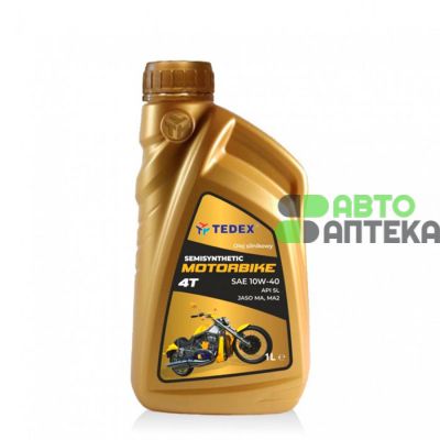 Моторное масло TEDEX MOTORBIKE 4T 10W-40 1л