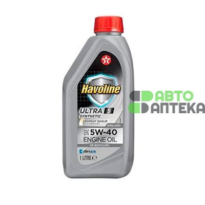 Автомобильное моторное масло TEXACO HAVOLINE ULTRA S 5W-40 1л 4034855
