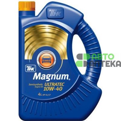 Автомобильное моторное масло ТНК Magnum Ultratek 10W-40 4л