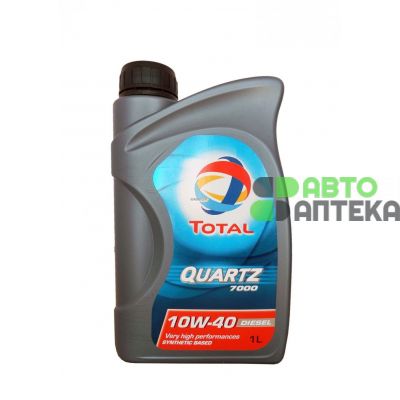 Автомобильное моторное масло Total Quartz 7000 Diesel 10W-40 1л