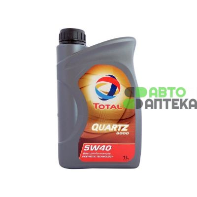 Автомобильное моторное масло Total Quartz 9000 5W-40 1л