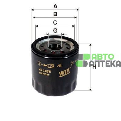 Масляный фильтр WIX-Filtron WL7485