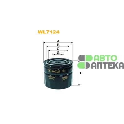 Масляный фильтр WIX WL7124