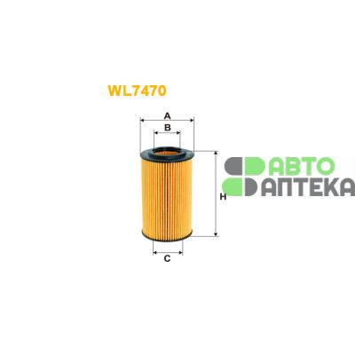 Масляный фильтр WIX WL7470