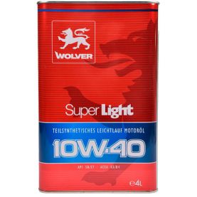 Автомобильное моторное масло WOLVER Super Light 10W-40 5л 4260360943904