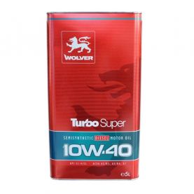 Автомобильное моторное масло WOLVER Turbo Super 10W-40 5л