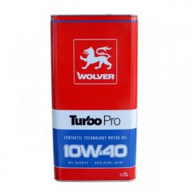 Автомобильное моторное масло WOLVER Turbo Pro 10W-40 5л