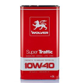 Автомобильное моторное масло WOLVER Super Traffic 10W-40 5л