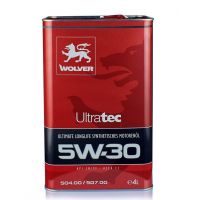 Автомобильное моторное масло WOLVER Ultratec 5W-30 4л