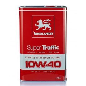 Автомобильное моторное масло WOLVER Super Traffic 10W-40 4л