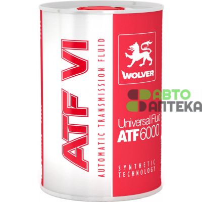 Масло трансмиссионное WOLVER FLUID ATF VI 6000 1л 4260360945182