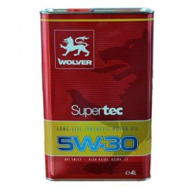 Автомобильное моторное масло WOLVER Supertec 5W-30 4л