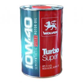 Автомобильное моторное масло WOLVER Turbo Super 10W-40 1л
