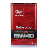 Автомобильное моторное масло WOLVER Turbo Super 15W-40 4л