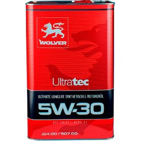 Автомобильное моторное масло WOLVER Ultratec 5W-30 5л 4260360944017