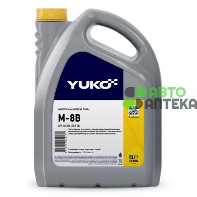 Индустриальное моторное масло YUKO М8В 5л