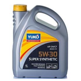 Автомобильное моторное масло YUKO SUPER SYNTHETIC С4 5W-30 5л