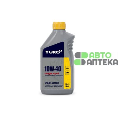 Автомобильное моторное масло YUKO VEGA SYNT 10W-40 1л