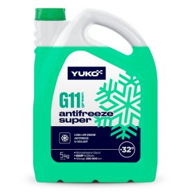 Антифриз YUKO Super G11 -32°C зеленый 5л 4823110404416