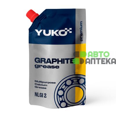Смазка YUKO графитная дой-пак с штуцером 375г