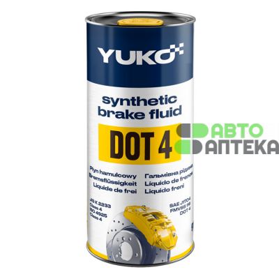Тормозная жидкость YUKO ДОТ-4 1л 4823110403433