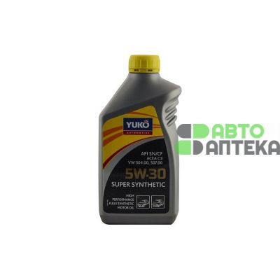 Автомобильное моторное масло YUKO SUPER SYNTHETIC 5W-30 1л