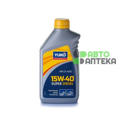 Автомобильное моторное масло YUKO SUPER DIESEL 15W-40 1л