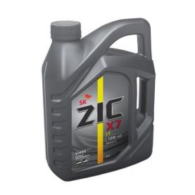 Автомобильное моторное масло ZIC X7 LS (A+) 10W-40 4л