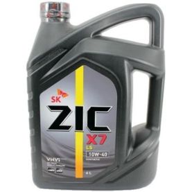 Автомобильное моторное масло ZIC X7 LS (A+) 10W-40 6л